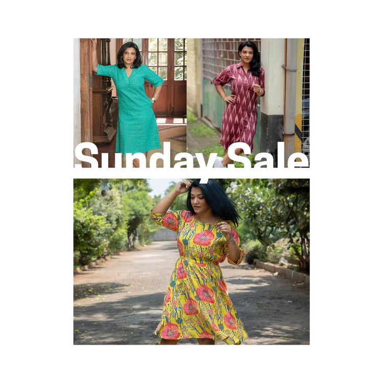 Sunday Sale - Flat 50% Off.