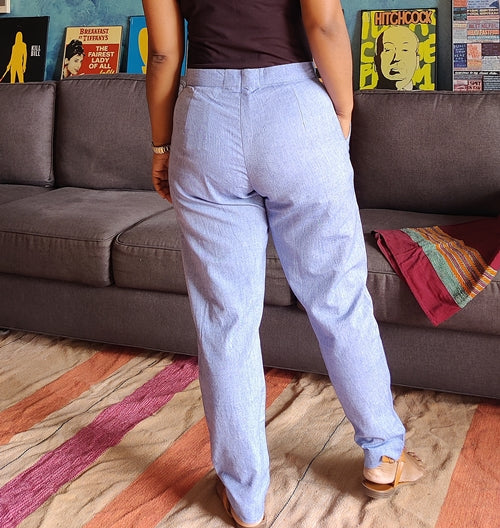 HAUL CHIC Slim Fit Men Light Blue Trousers - Buy HAUL CHIC Slim Fit Men Light  Blue Trousers Online at Best Prices in India | Flipkart.com