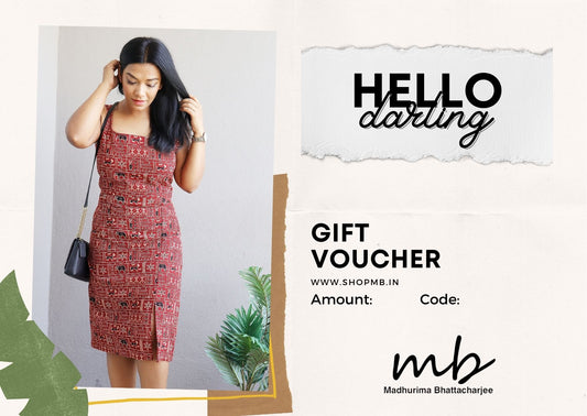 Madhurima Bhattacharjee Gift Card